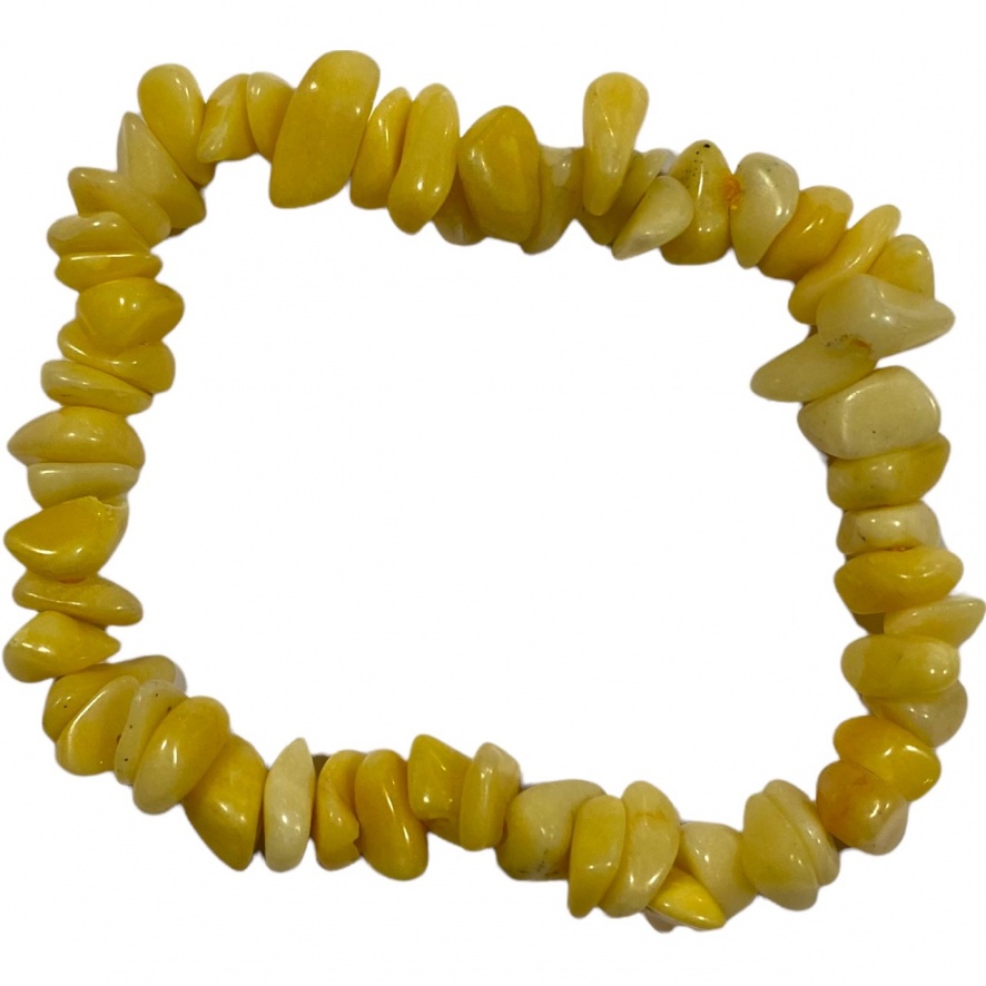 Jade - Honey - Crystal Chip Bracelet